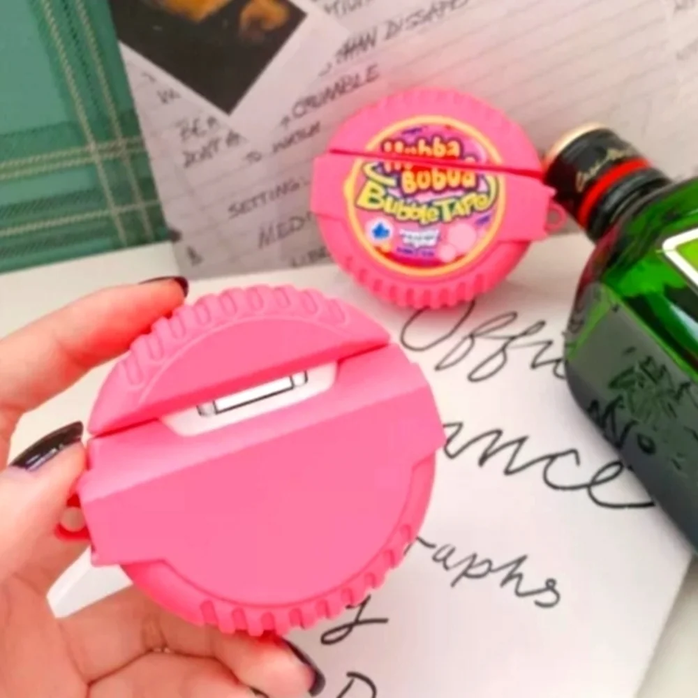 NEW BUBBLEGUM APPLE AIRPOD CASE